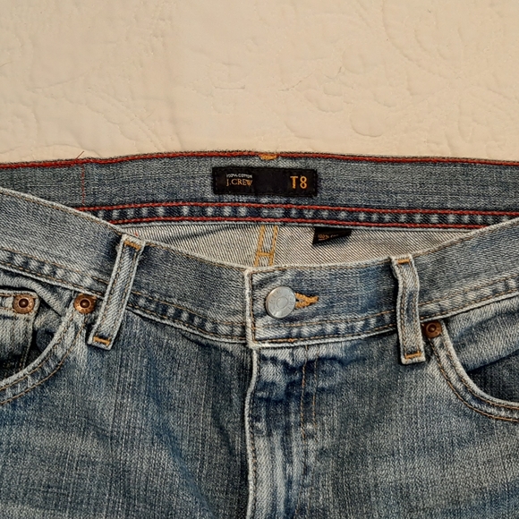 J. Crew Women's Light Jeans T-8 Straight Leg - Picture 6 of 9